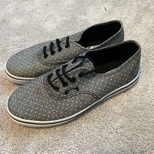 Vans Kids Sneakers Gray with White Dots size 3